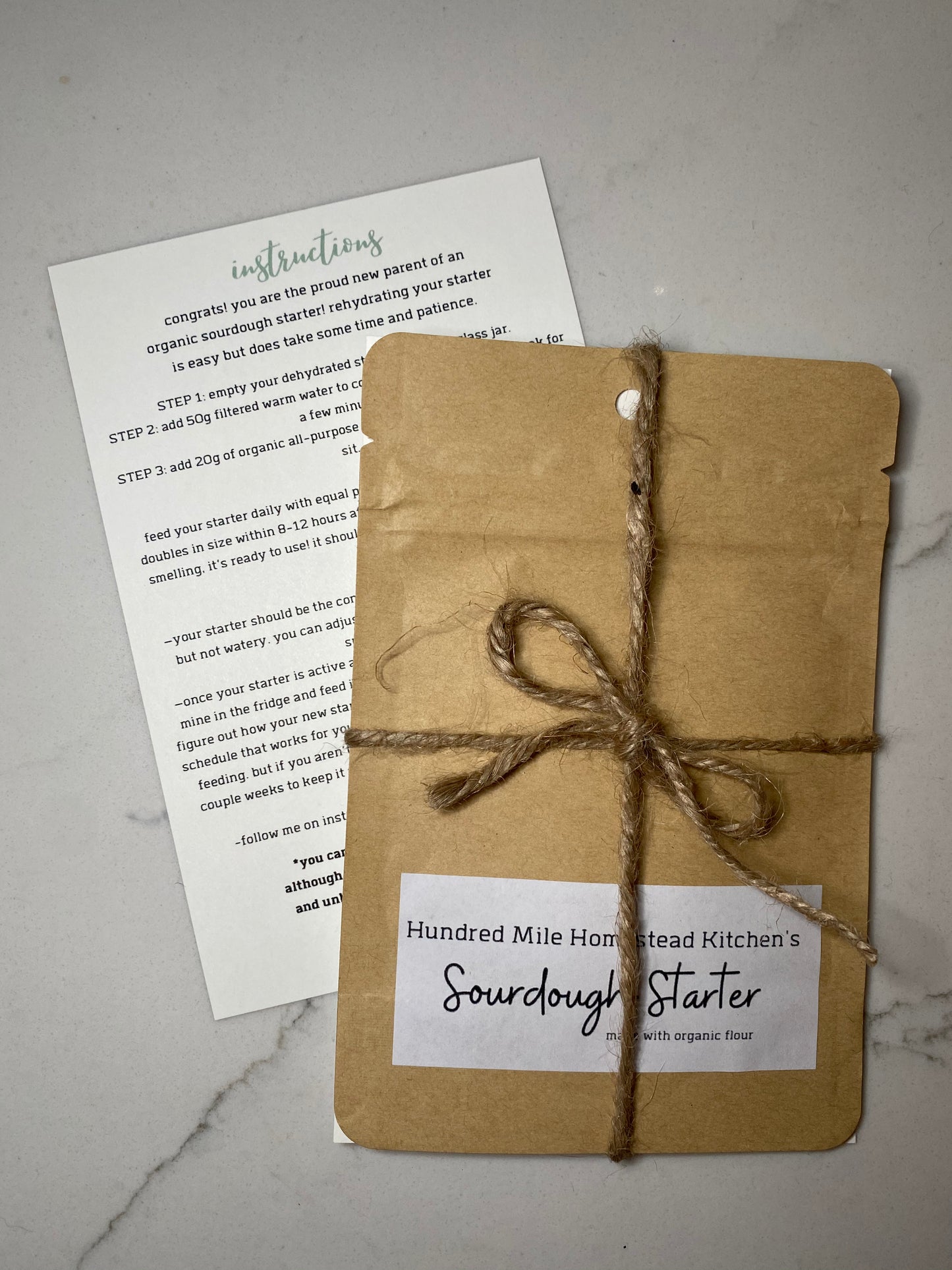 Dehydrated Sourdough Starter